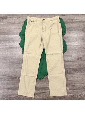Hi-Tec Mens Khaki Pants 34x32 Durable Straight Fit Golf Performance Outdoor